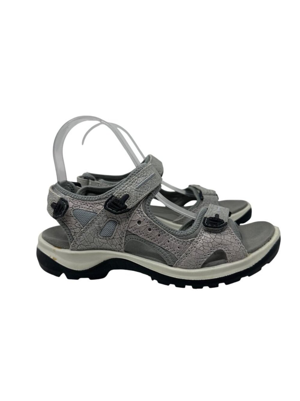 Ecco Yucatan Receptor Offroad Sport Sandals Gray Stone Women's Size 38 US 7